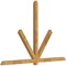 Ekena Millwork Kennewick Rough Sawn Timber Gable Bracket, Western Red Cedar, 108"W x 72"H x 4"D x 4"F, 16/12 Pitch GBW108X72X0404KEN00RWR - alternate 4